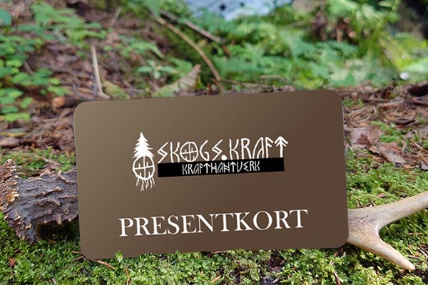 Presentkort - SkogsKraft Krafthantverk