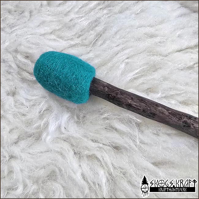 Trumpinne med Ullhuvud, turkos - Bild 2