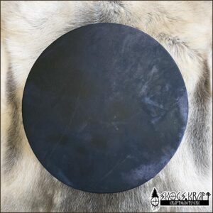 Svart korptrumma /wiccatrumma /häxtrumma / shamantrumma med hjortskinn - SkogsKraft